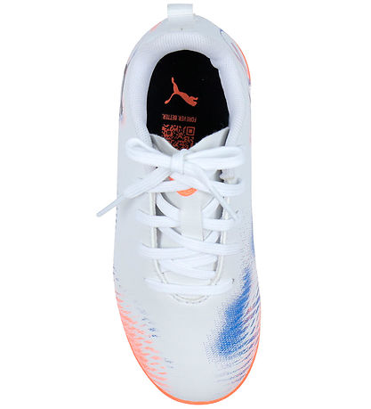 Puma Fodboldstøvler - Future 8 Play IT Jr - White/Black/Glowing