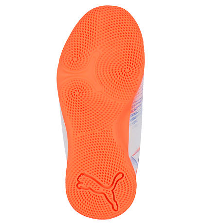 Puma Fodboldstøvler - Future 8 Play V IT Jr - Hvid/Puma Sort/Gl