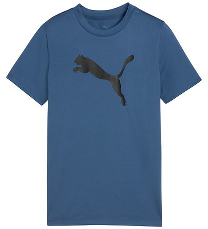 Puma T-shirt - Tad - Dark Indigo m. Logo