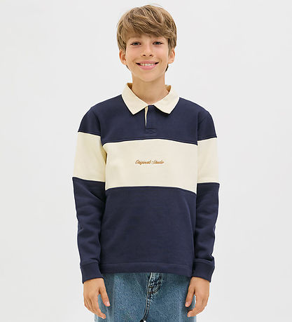 Jack & Jones Sweatshirt - Polo - JorNorrbro - Ocean Cavern
