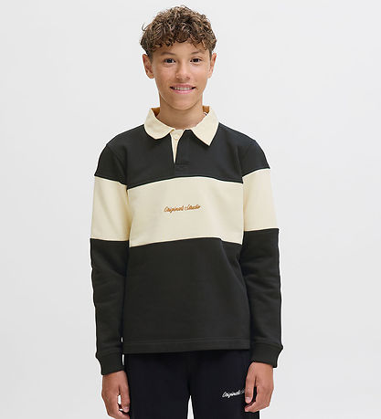 Jack & Jones Sweatshirt - Polo - JorNorrebro - Black
