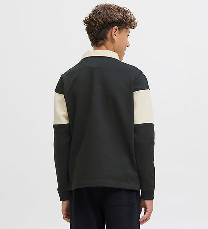 Jack & Jones Sweatshirt - Polo - JorNorrebro - Black