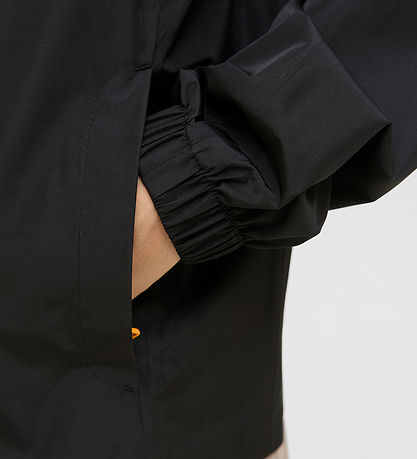 Jack & Jones Regn Jakke - JjefLynn - Black/Dark Cheddar Zipper