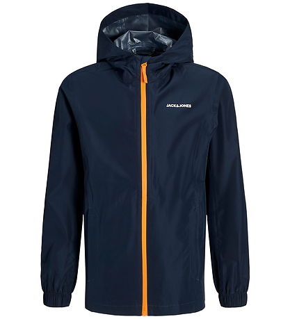 Jack & Jones Regn Jakke - JjefLynn - Sky Captain/Dark Cheddar