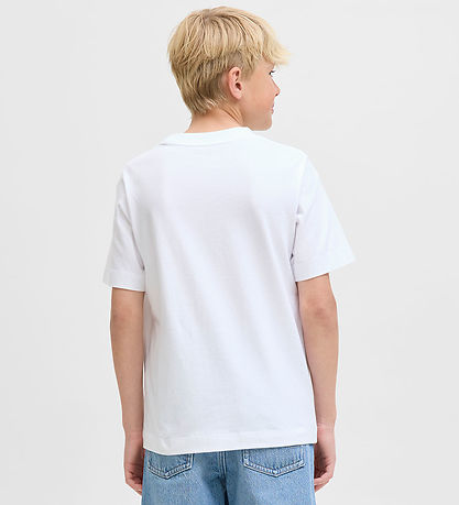Jack & Jones T-shirt - Noos - JorNorrebro - Bright White m. Logo