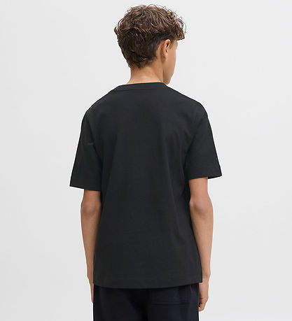 Jack & Jones T-shirt - Noos - JorNorrebro - Sort m. Logo