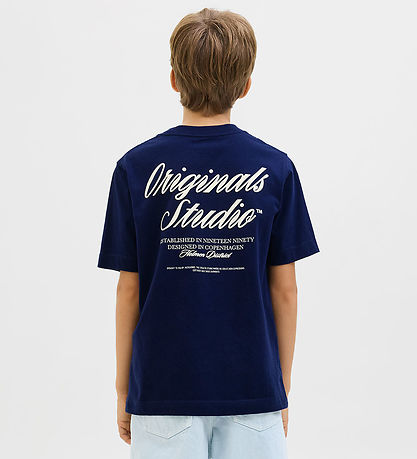 Jack & Jones T-shirt - JorNorrebro - Ocean Cavern m. Print