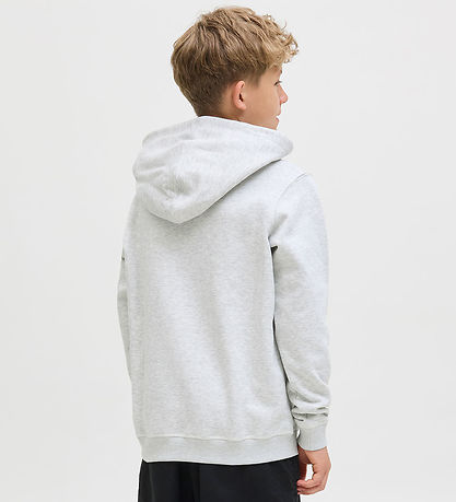 Jack & Jones Hættetrøje - Noos - JorNorrebro - White Melange
