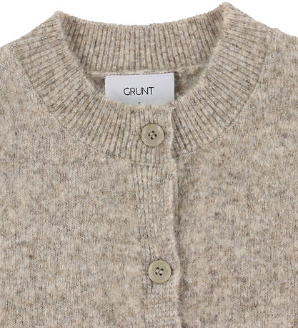 Grunt Cardigan - Strik - GrIsa - Nature
