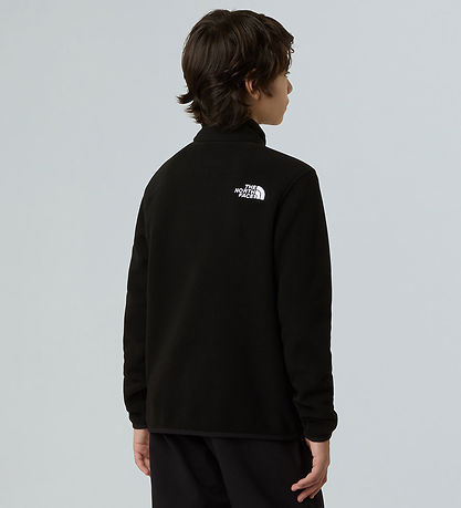 The North Face Fleecetrøje - Glacier - 1/4 Zip - Sort
