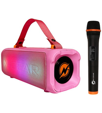 N-GEAR Højtaler med 1 Mikrofon - Wireless - Pink