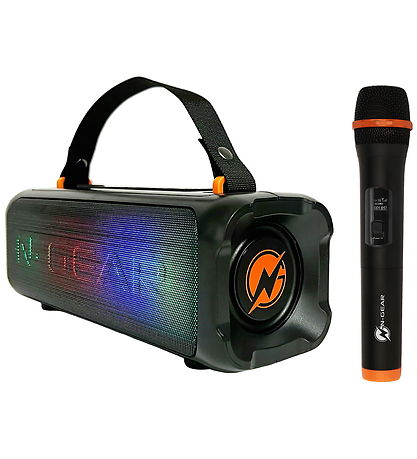 N-GEAR Højtaler med 1 Mikrofon - Wireless - Black