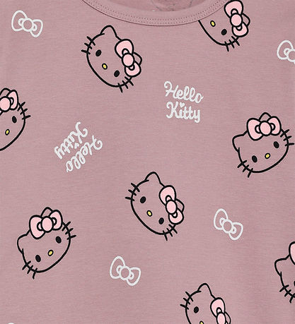 Minymo Bluse - Hello Kitty - Woodrose