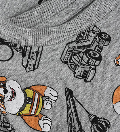 Minymo Bluse - Paw Patrol - Grey Melange