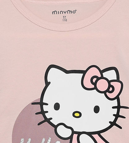 Minymo Bluse - Hello Kitty - Sepia Rose