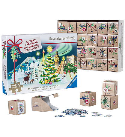 Ravensburger Puslespil - 24x54 Brikker - Julekalender