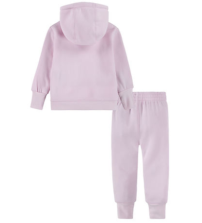 Nike Sweatsæt - Cardigan/Sweatpants - Pink Foam