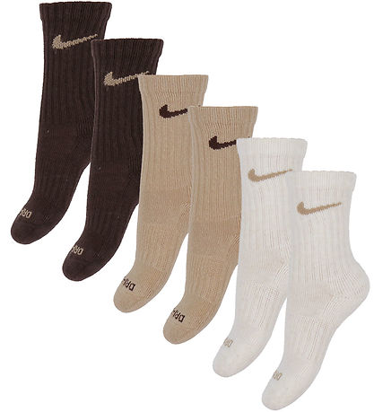Nike Strømper - Performance Basic - 6-pak - Hemp