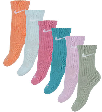 Nike Strømper - Performance Basic - Dri-Fit - 6-pak - Glacier Bl