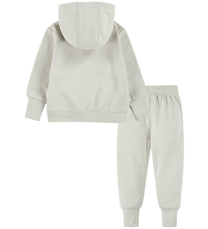 Nike Sweatsæt - Cardigan/Sweatpants - Light Bone