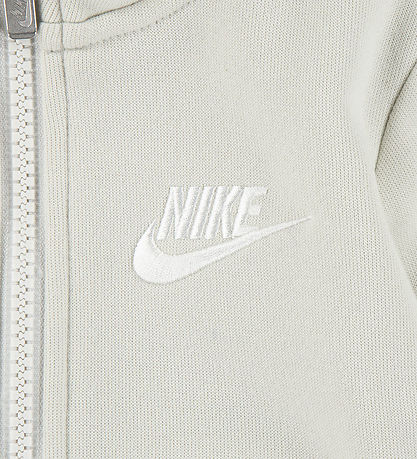 Nike Sweatsæt - Cardigan/Sweatpants - Light Bone