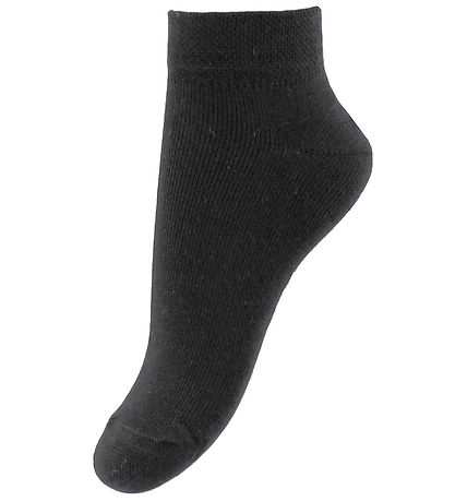 Fuzzies Ankelstrømper - 5-Pak - Sort