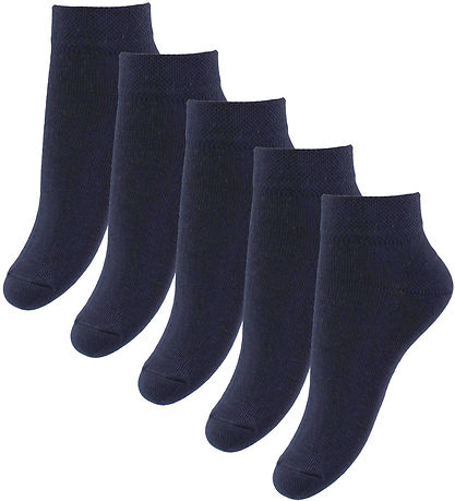 Fuzzies Ankelstrømper - 5-Pak - Navy