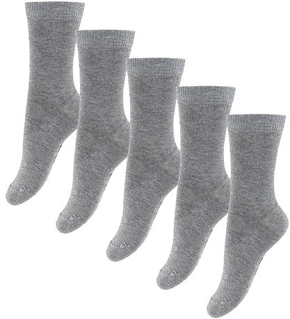 Fuzzies Strømper - 5-Pak - Light Grey