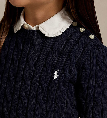 Polo Ralph Lauren Bluse - Strik - Cable - Navy