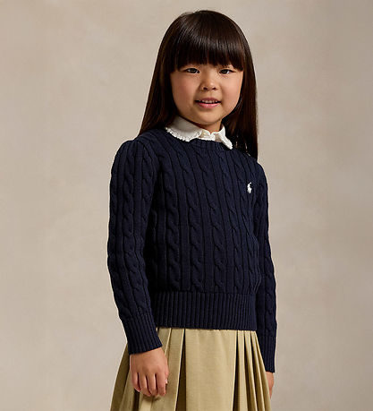 Polo Ralph Lauren Bluse - Strik - Cable - Navy
