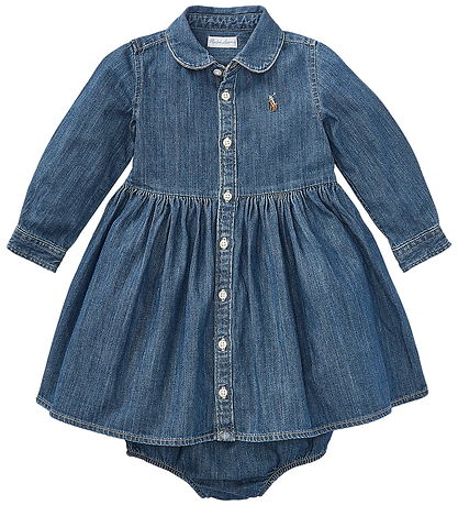 Polo Ralph Lauren Kjole - Denim - Indigo