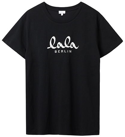 Lala Berlin T-shirt - Lala - Sort m. Hvid