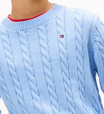 Tommy Hilfiger Bluse - Strik - Cloudy Blue