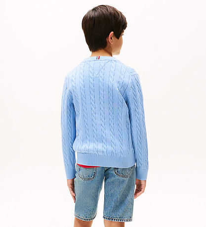 Tommy Hilfiger Bluse - Strik - Cloudy Blue