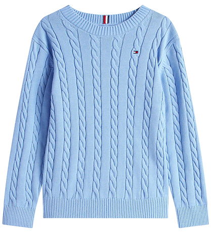 Tommy Hilfiger Bluse - Strik - Cloudy Blue