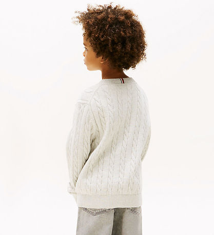 Tommy Hilfiger Bluse - Strik - Gråmeleret
