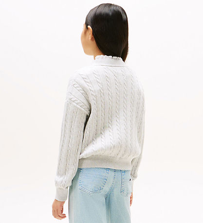 Tommy Hilfiger Bluse - Strik - Gråmeleret