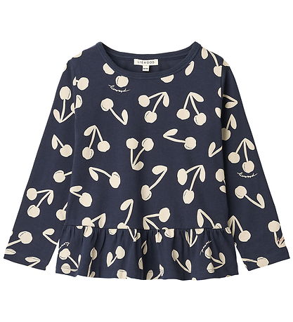 Liewood Bluse - Margit - Cherry Blossom/Classic Navy
