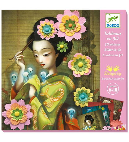 Djeco Aktivitetspapir - Rock'n Roses