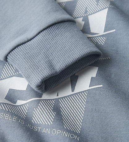 Name It Sweatshirt - NkmVion - Dusty Blue/Unbeaten