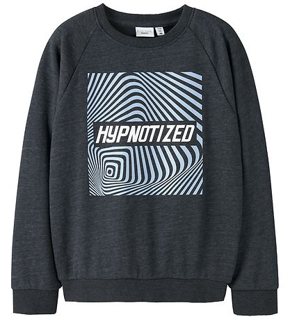 Name It Sweatshirt - NkmVion - Black/Hypnotized