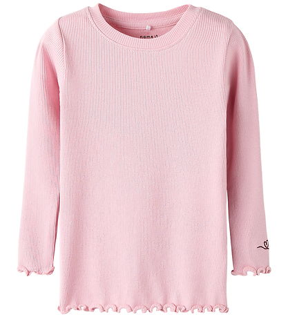 Name It Bluse - Rib - Nmfkayla - Bleached Mauve