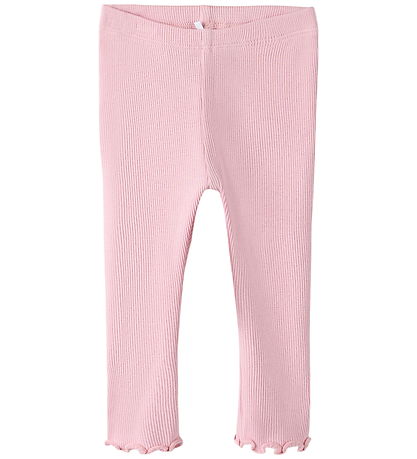 Name It Leggings - Rib - NbfKaylina - Bleached Mauve