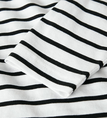 Name It Bluse - NkfLeslie - Black/Bright White