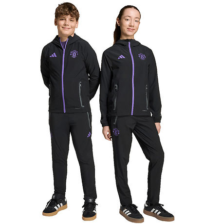 adidas Performance Shorts - MUFC C VT P Y - BLACK/PURRUS