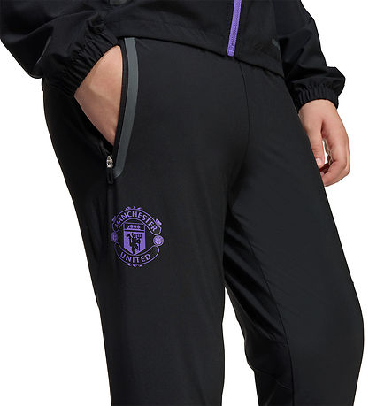adidas Performance Shorts - MUFC C VT P Y - BLACK/PURRUS