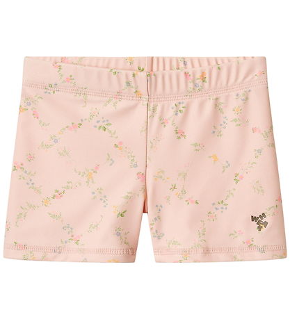 Wheat Badeshorts - UV40+ - Niki - Powder Checked Flowers