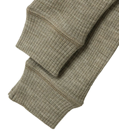 Name It Leggings - Uld - Rib - Noos - NbnWax - Dried Sage