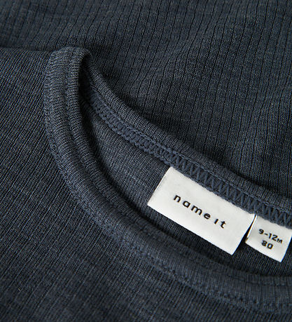 Name It Body l/æ - Uld - Rib - Noos - NbnWax - Ombre Blue