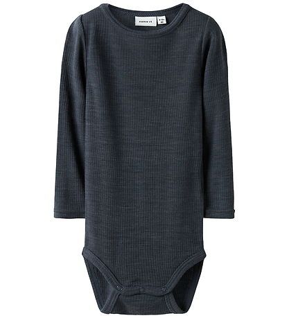 Name It Body l/æ - Uld - Rib - Noos - NbnWax - Ombre Blue